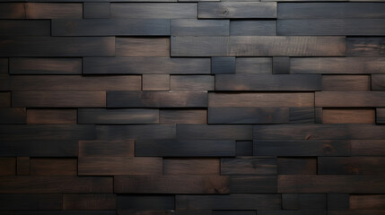 close up of wall made of wooden planks generativ ai