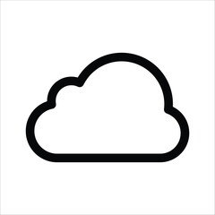 Cloud season forecast icon Design 