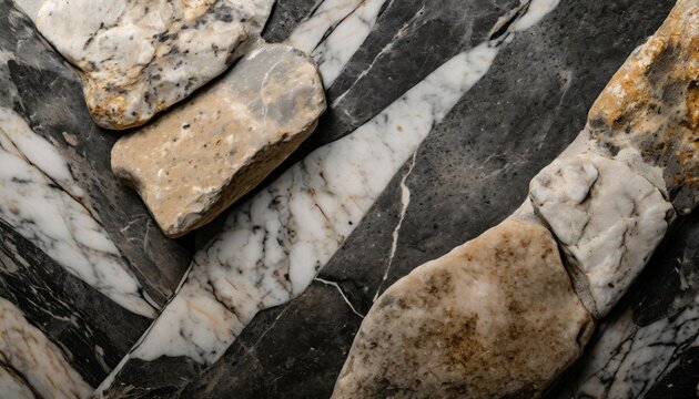 texture of natural stone as background top view