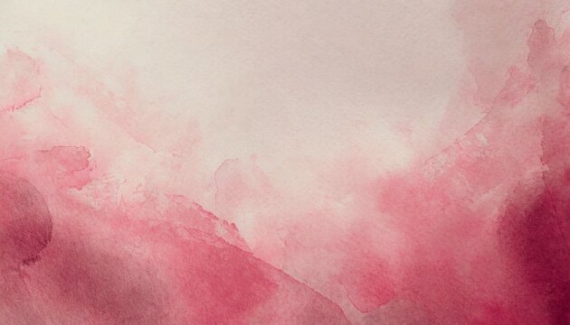 abstract pink painting with watercolor paper background texture pastel watercolor design with digital painted for template