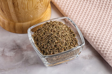 Anise sseds aroma in the bowl