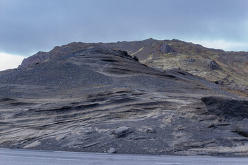 volcano at Fagradalsfjall landscape