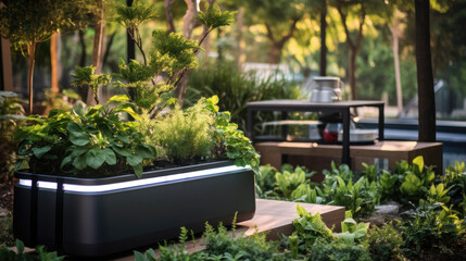 Multi-sensory horticultural garden with automation