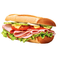 Sandwich isolated on transparent background