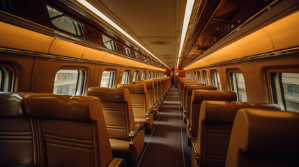 Deluxe Train Compartment Plush Seating Personalized Service Artistic Ambiance