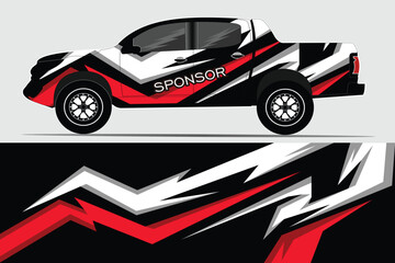 Abstract background racing car wrap graphics for vinyl wraps and stickers, trucks, buses many more