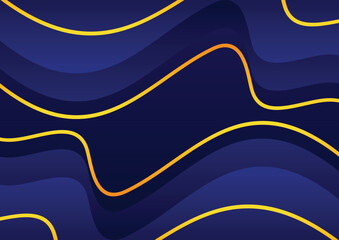 gradient wave blue background abstract style