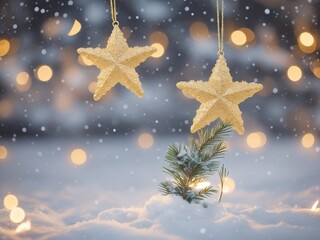 Fototapeta premium christmas background with stars