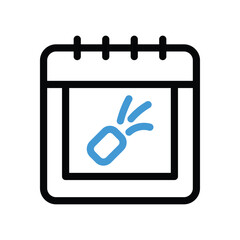 Party Day  icon vector stock illustration