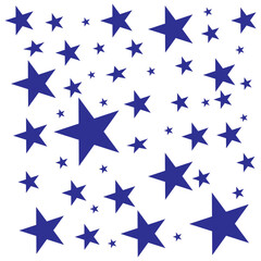 Star icons. Twinkling stars. Sparkles, shining burst. Christmas vector symbols isolated