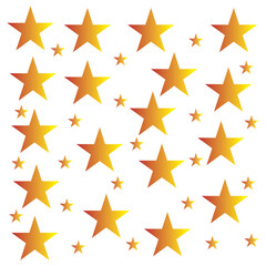 set multi color STAR icon with multi color, vector icon logo