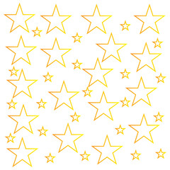 set multi color STAR icon with multi color, vector icon logo