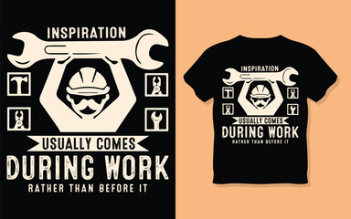 Vector labor day logo T-Shirt design vector