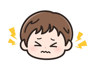 うるさいの男の子の顔