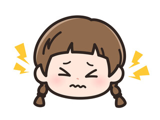 うるさいの女の子の顔