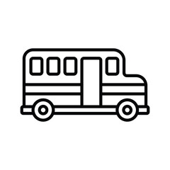 bus icon vector design template simple and modern