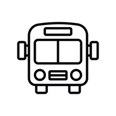 bus icon vector design template simple and modern