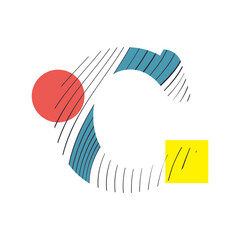 Abstract Geometric Alphabet Icon