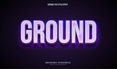 Fototapeta premium Editable text effect shiny color. Text style effect. Editable fonts vector files.