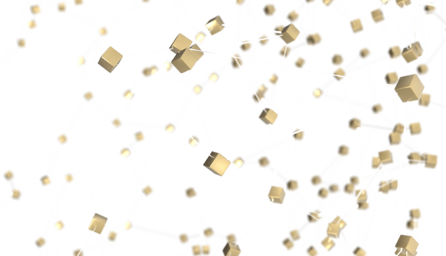 Abstract 3d render, network concept, background