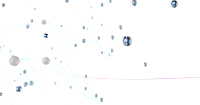 Abstract 3d render, network concept, background