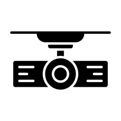 Projector icon in glyph style