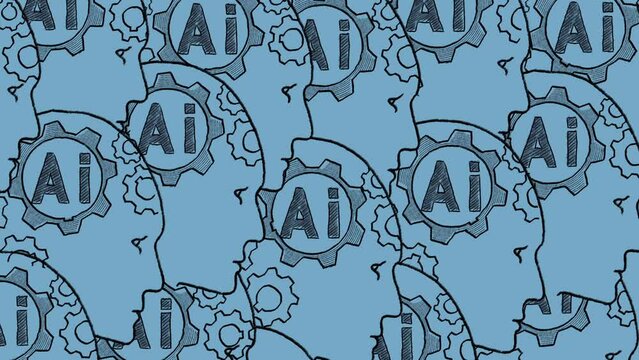The impact of Artificial Intelligence (AI) on the global economy. Artificial intelligence is increasingly taking jobs away from people. Technological Revolution and Job Market Evolution