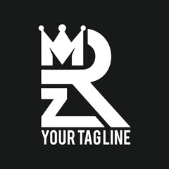 MRZ letter logo creative design, MRZ simple and modern logo. M R Z luxurious alphabet design