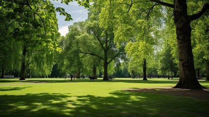A look at the green park.