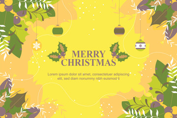 Merry Christmas background.