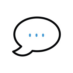 Bubble Icon vector stock illustration