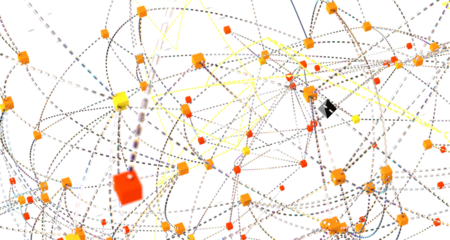 blue digital binary data on computer screen