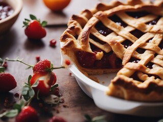 delicious homemade pie 
