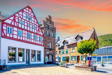 Altstadt, Treis Karden, Mosel, Deutschland 
