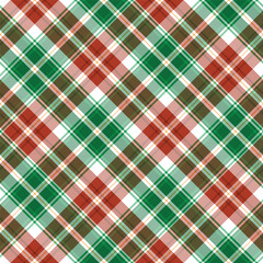 Christmas Plaids Digital Papers, traditional Checks Tartan Papers, Holiday Digital Scrapbooking , Red and Green Merry Pattern