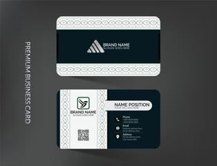 Modern creative business card template design