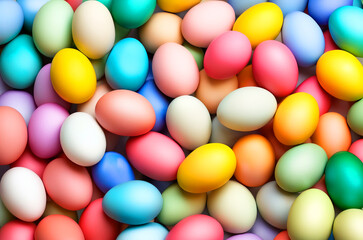 colorful easter eggs | colorful chocolate eggs on white