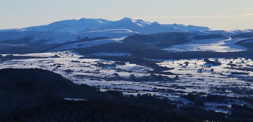 balade hivernale au Puy-de-Dôme