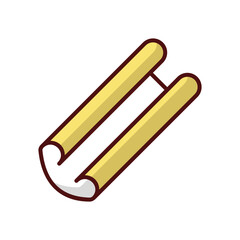 Cinnamon icon vector stock illustration