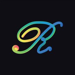 Creative Design vector Font of twisted Ribbon for Title, Header, Lettering, Logo, letter design art, A to Z alphabet colorful, 3d A to Z alphabet colorful,3d Letters