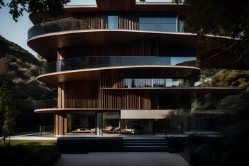 Fototapeta premium interior of a house,Residential building section