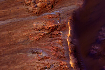 Surface of Mars. Elements of this image furnished by NASA