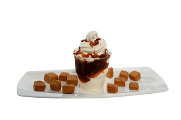 ice cream ice cream milk shake frozen sundae ice cream shop microcompany business refreshing milk vanilla chocolate and fruits