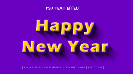 3d text effect design.