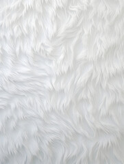 Close up textured white fluffy background