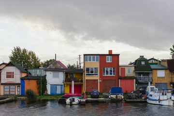 houses on the river