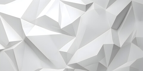 Fototapeta premium Abstract geometrical white textured background