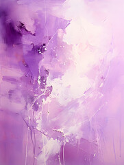 Purple and white abstract textured oil painting background