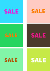Sale sign bundle, clicking banner, by Tapple