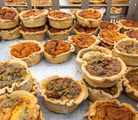 Artisan Mini Quiches on Christmas and Christkindl Market